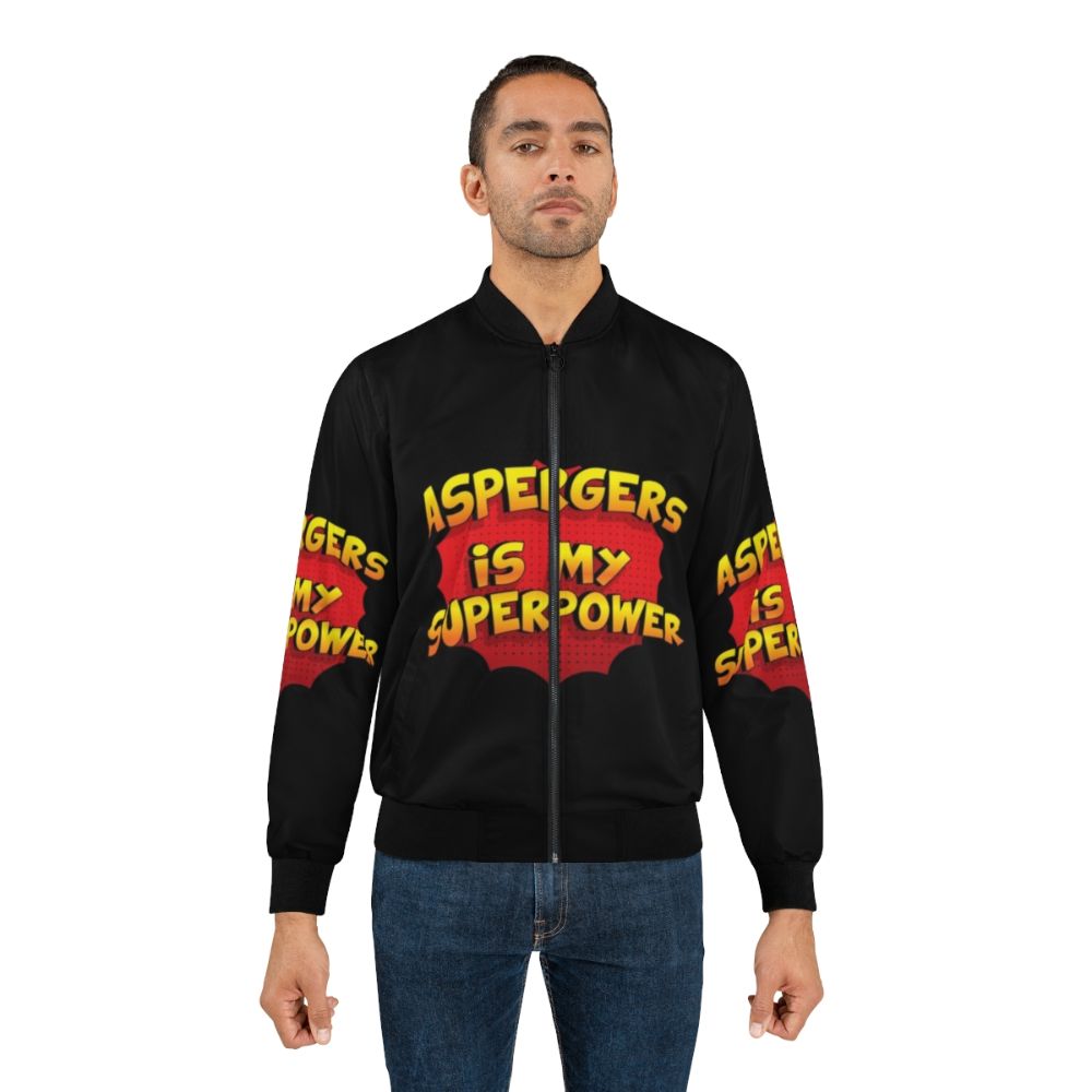 Aspergers is my Superpower - Autism Awareness Bomber Jacket - Lifestyle