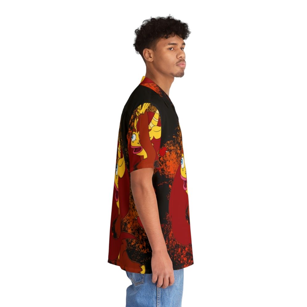 Big Mouth Connie Dance Hawaiian Shirt 2 with Guns and Weapons - People Pight