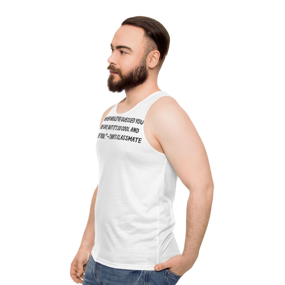 Heartstopper Unisex Tank Top - men side