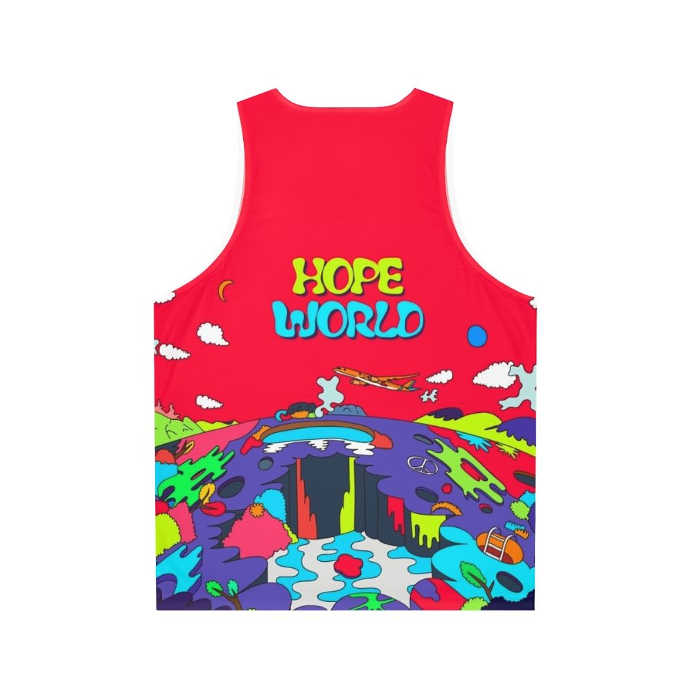 Hope World Unisex Tank Top - Back