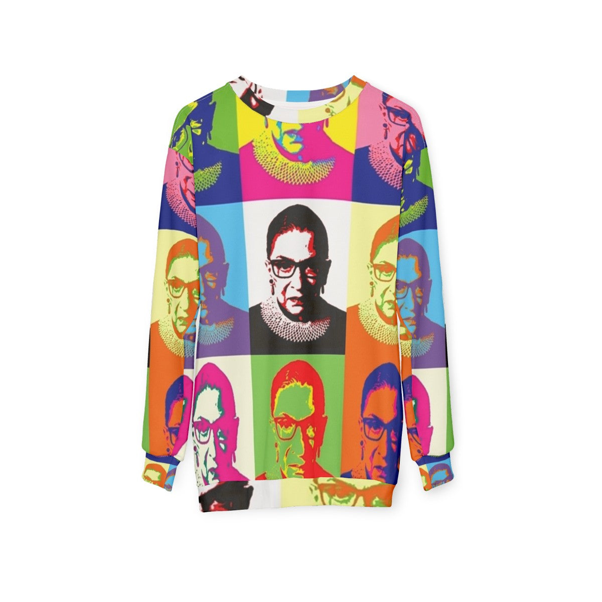 Notorious RBG Feminist Sweatshirt featuring Ruth Bader Ginsburg - hanging