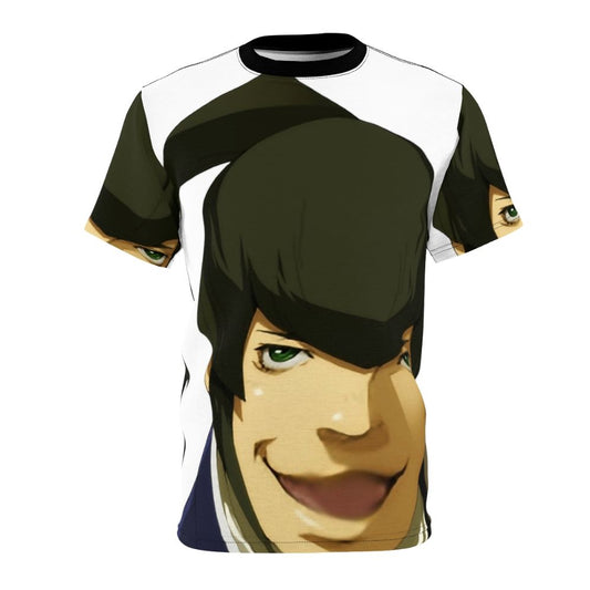 Anime-inspired video game t-shirt featuring Shin Megami Tensei IV artwork