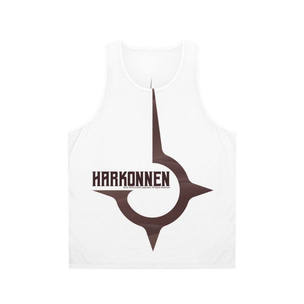 Dune House Harkonnen Mahogany Unisex Tank Top