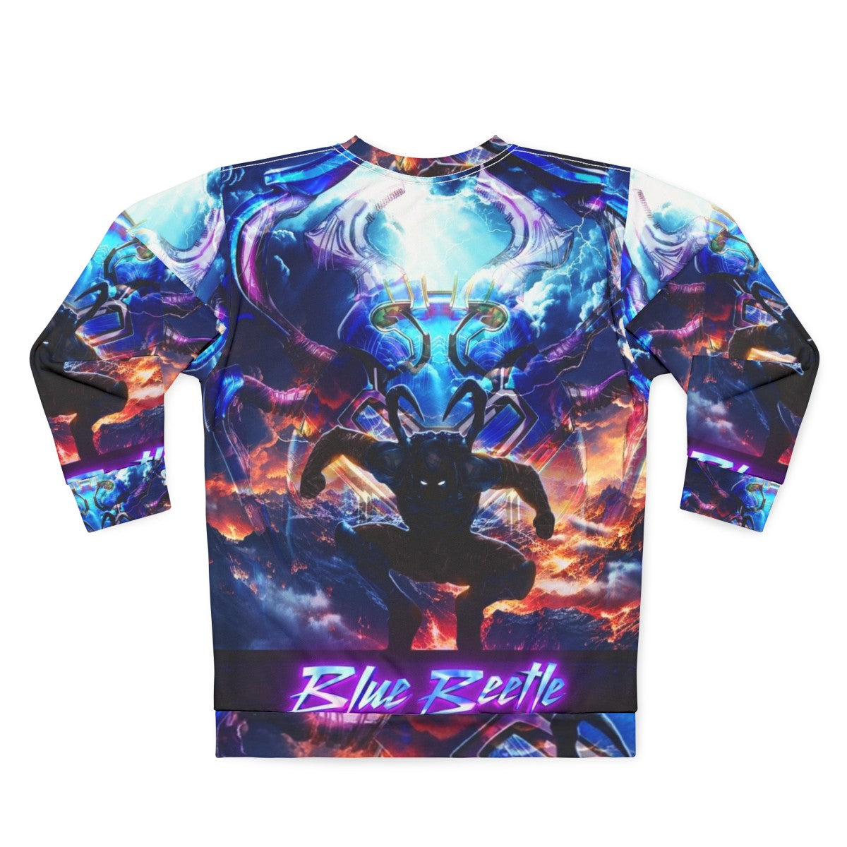 Blue Beetle 2023 Superhero Sweatshirt - Back