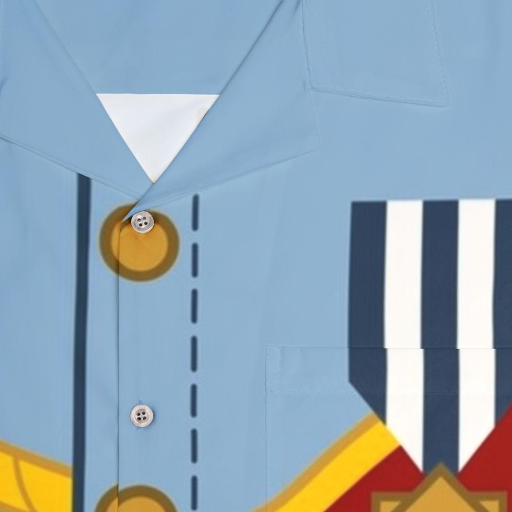 Prince Charming Themed Hawaiian Shirt Costume - Detail