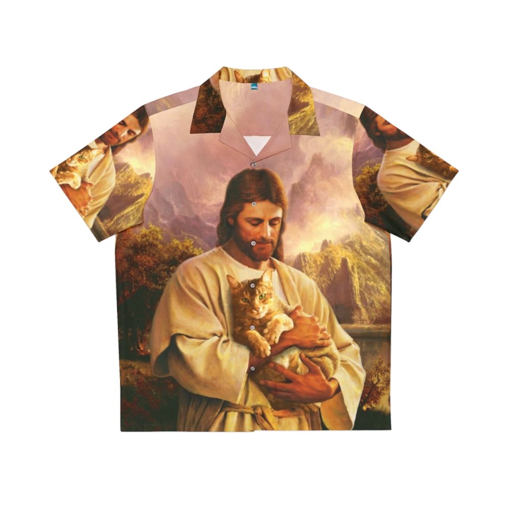 The Cat Of Christ Hawaiian Shirt