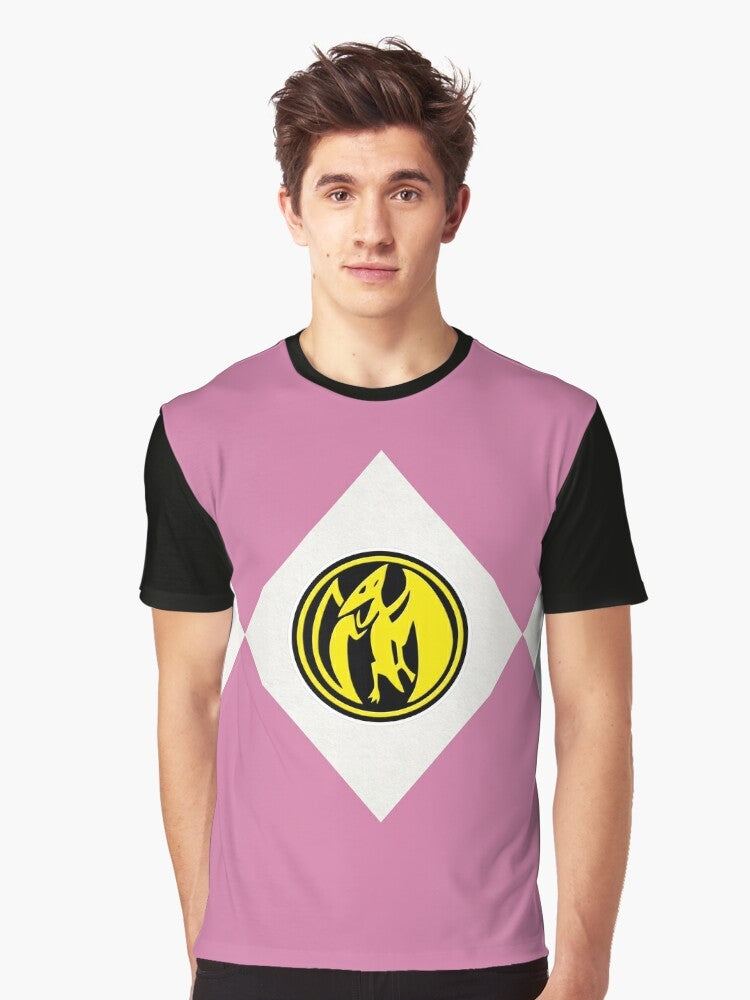 Power Rangers Mighty Morphin Pterodactyl Dinozord Graphic T-Shirt - Men