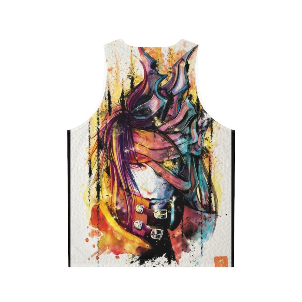 Final Fantasy inspired Valentine's Day unisex tank top - Back