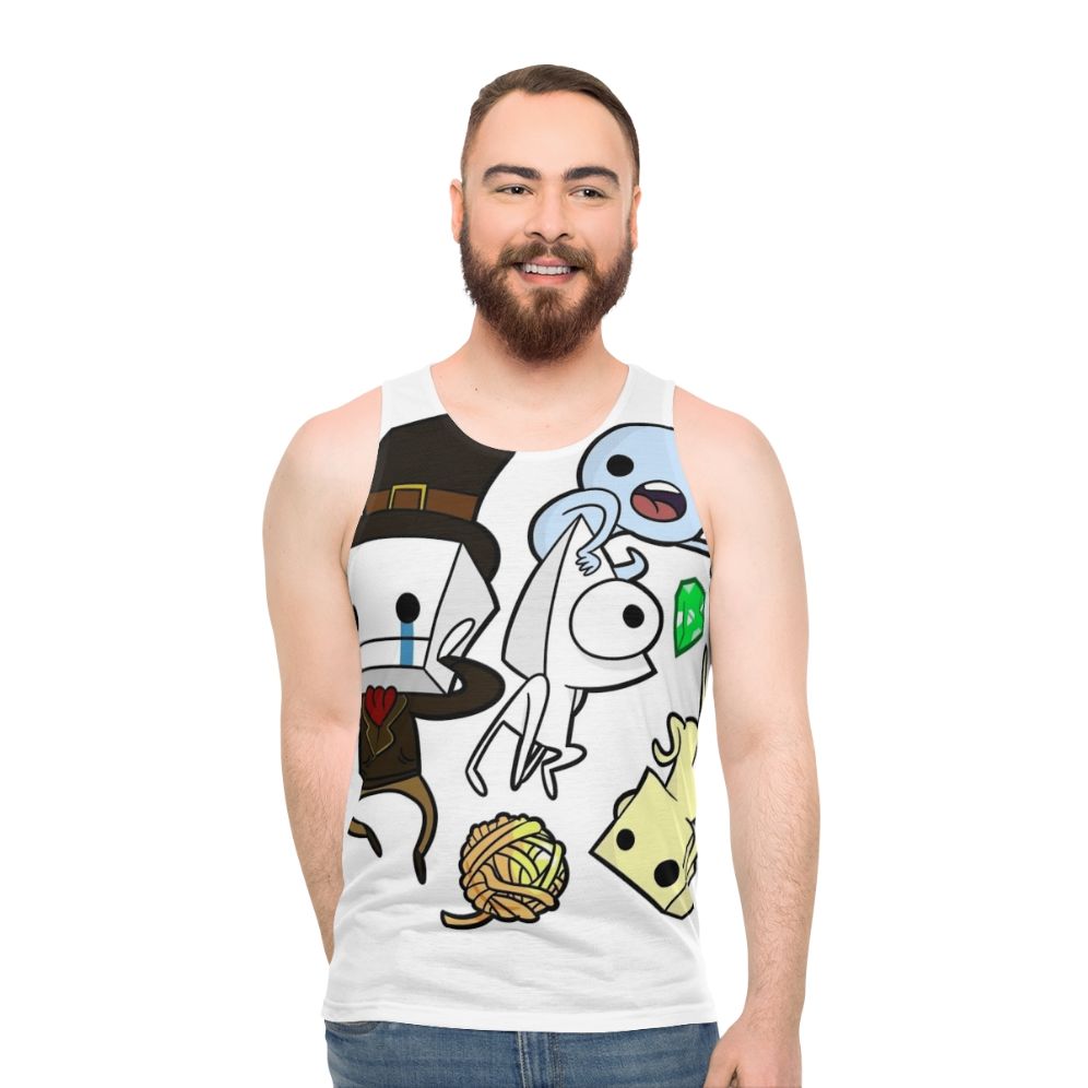 Battleblock Theater Unisex Gaming Tank Top - men