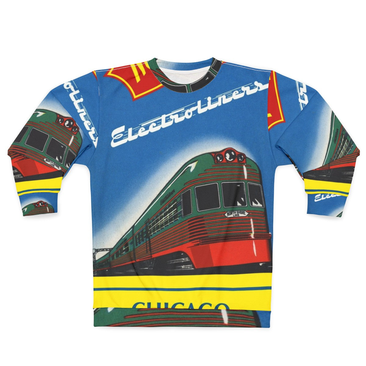 Vintage North Shore Electroliner Electric Train Sweatshirt