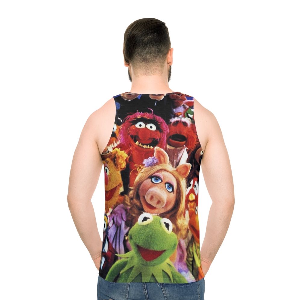 Vintage Muppet Show Retro TV Unisex Tank Top - men back