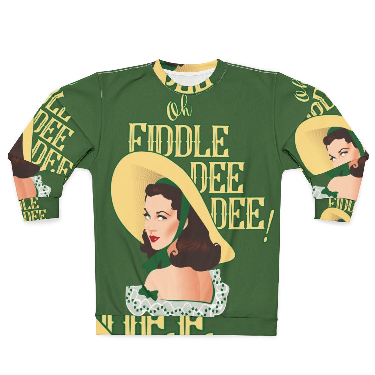 Fiddle Dee Dee Sweatshirt with Hollywood Fashion and Alejandro Mogollo Art