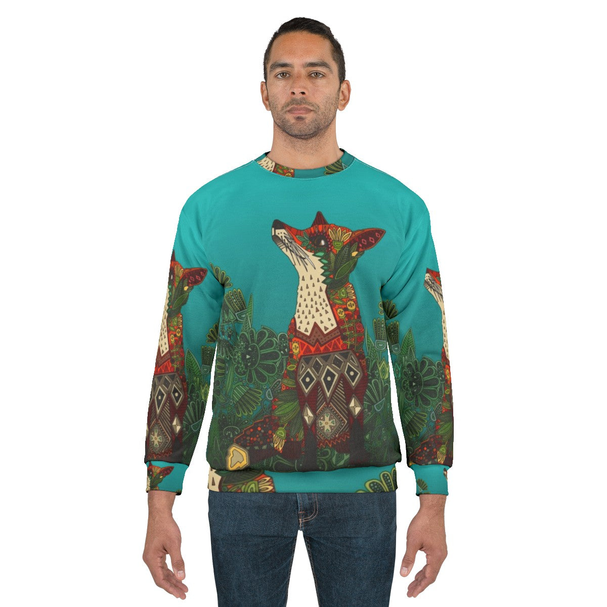 Floral Fox Botanical Sweatshirt - men