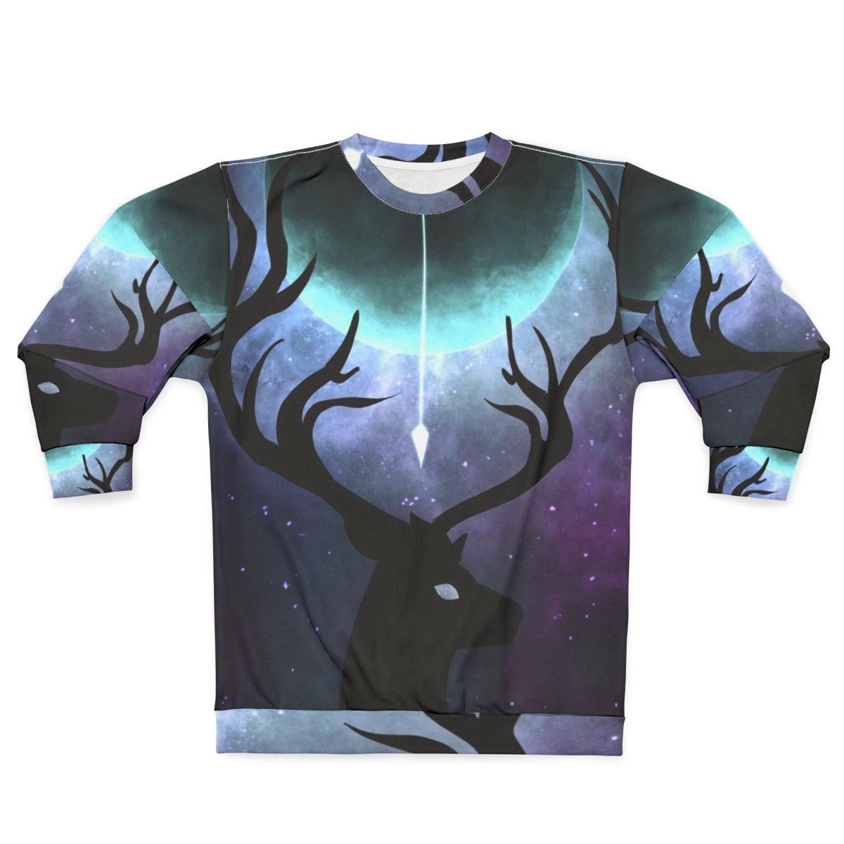 Actaeon illustration sweatshirt featuring Greek mythology character