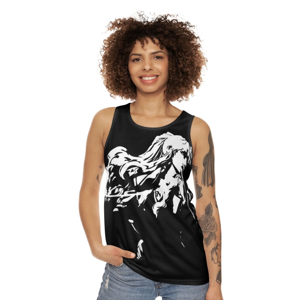 Black Lagoon Balalaika Minimalist Unisex Tank Top - women