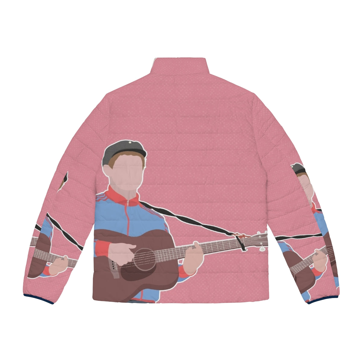 Gerry Cinnamon wearing a cozy puffer jacket, showcasing his indie folk music style - Back