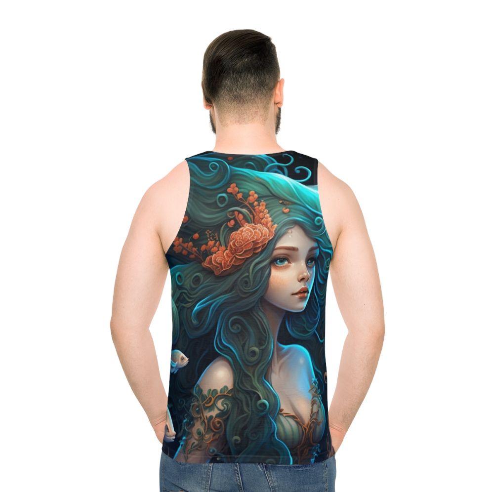 Mythical sea creatures unisex tank top - men back