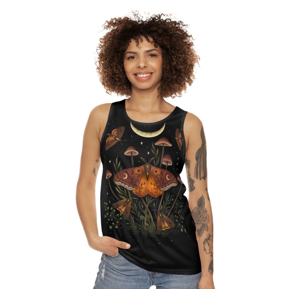 Autumn Light Underwing Unisex Tank Top - women