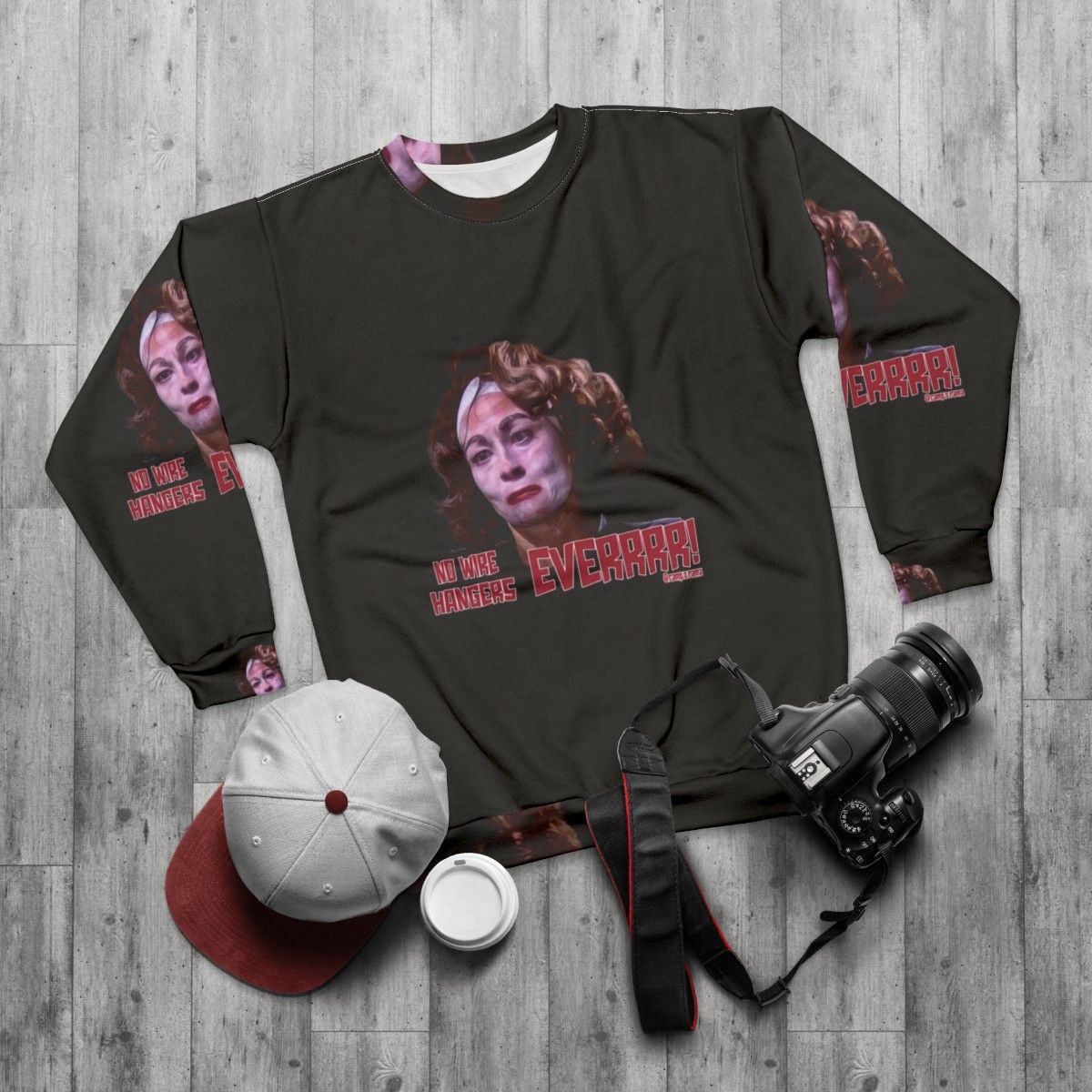 Mommie Dearest 2 vintage-style sweatshirt - flat lay