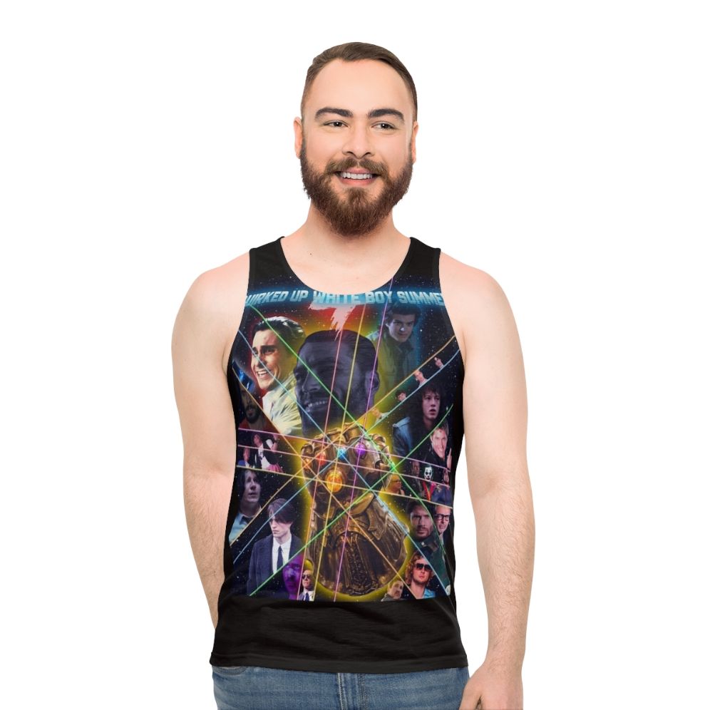 Quirky unisex summer tank top - men