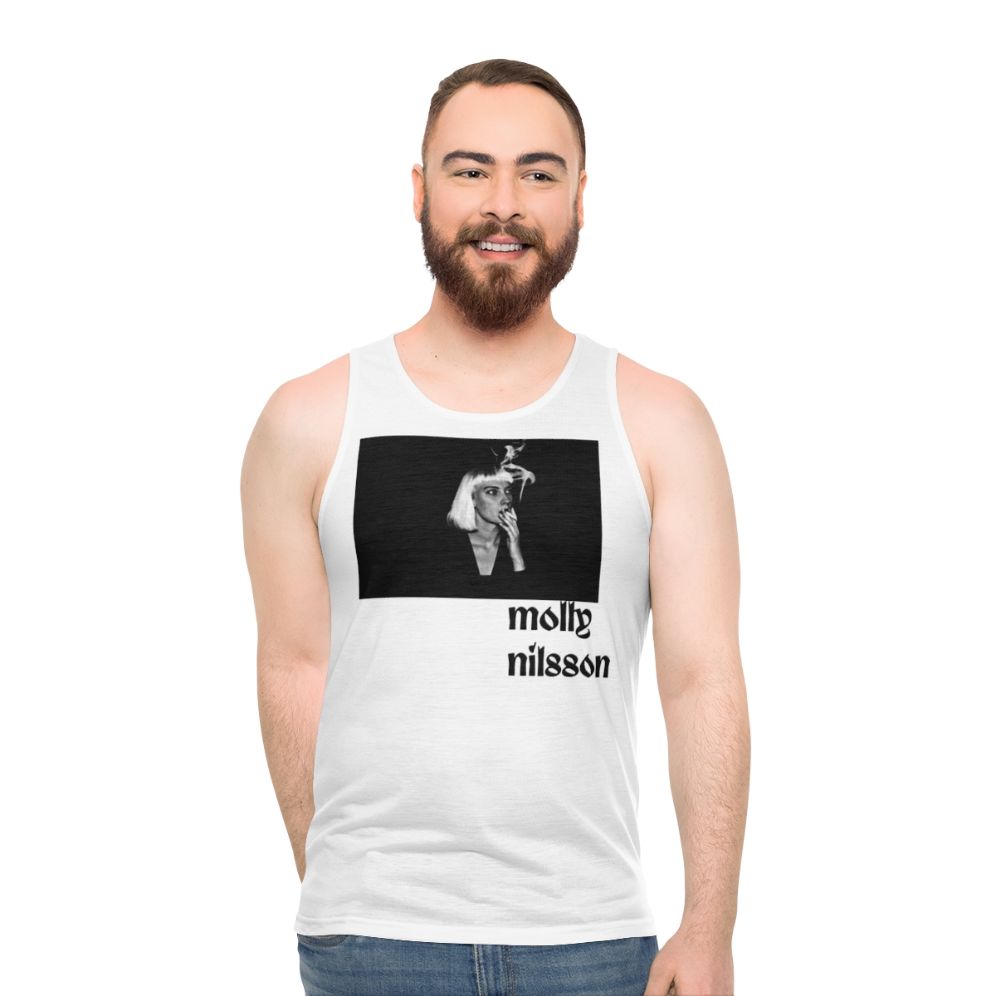 Molly Nilsson Berlin Indie Synthpop Coldwave Unisex Tank Top - men