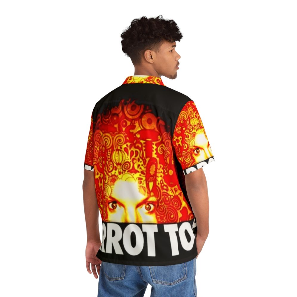 Carrot Top Hawaiian Shirt with Vibrant Tropical Print - People Back