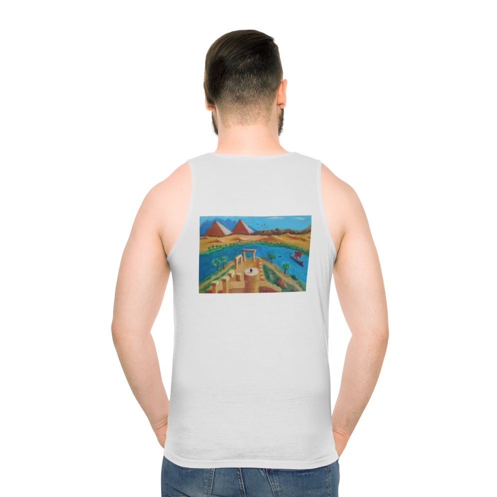 Assassins Creed Origins Ancient Egypt Unisex Tank Top - men back