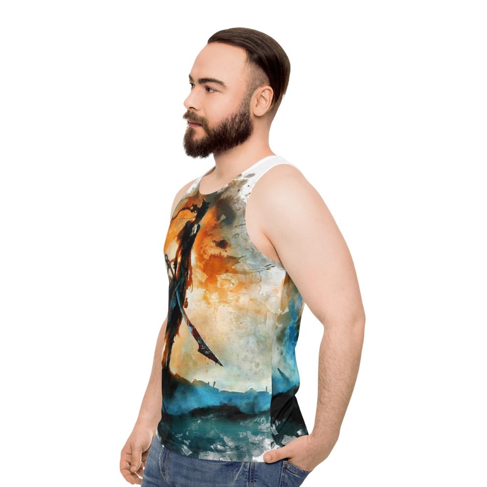 Hellblade: Senua's Sacrifice unisex tank top featuring Norse mythology - men side