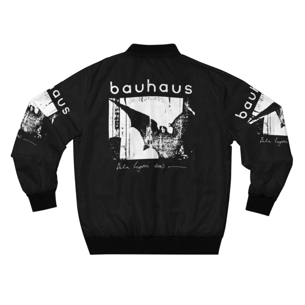 Bauhaus Bomber Jacket with Bat Wing Design - Back