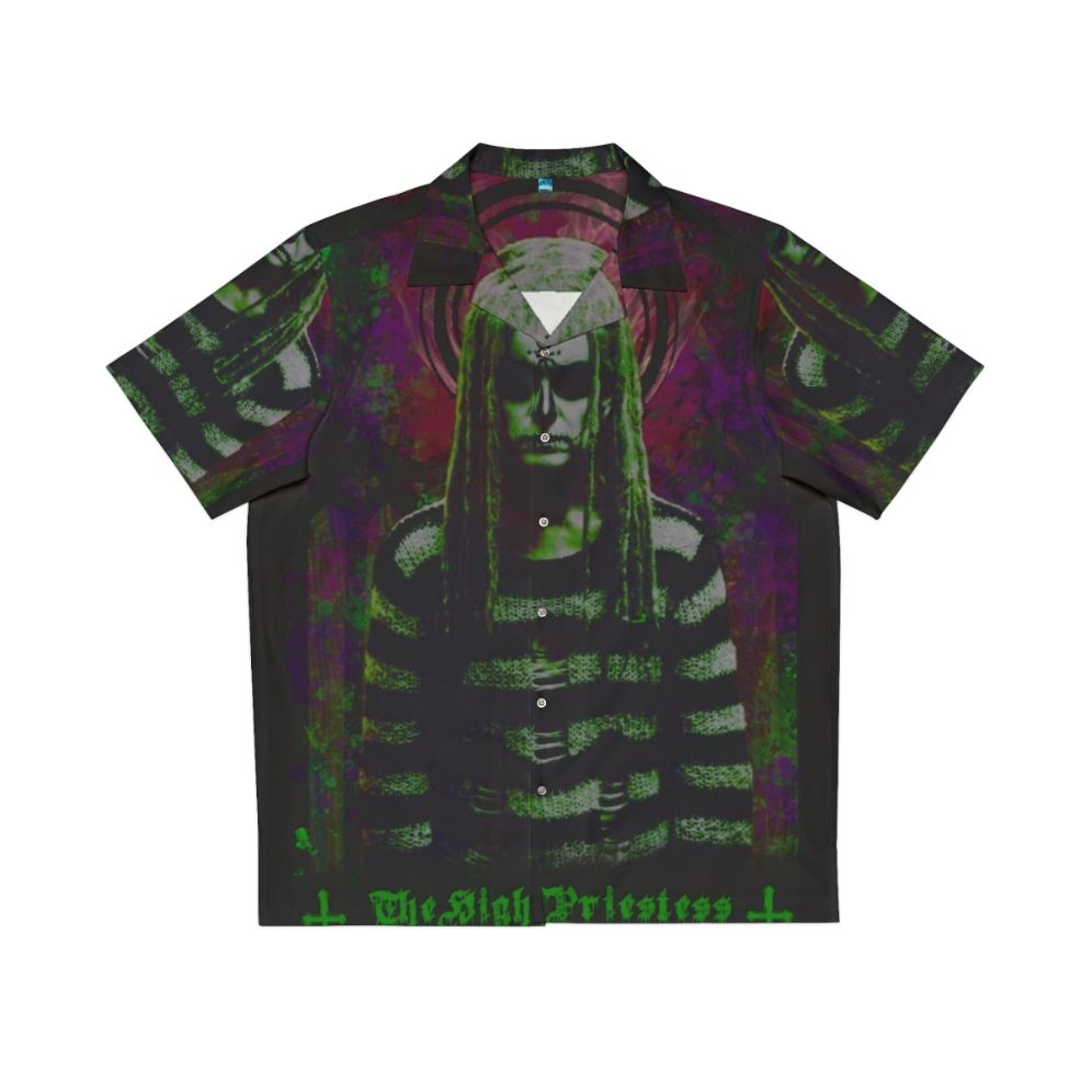 High Priestess Hawaiian Shirt featuring Rob Zombie's The Lords of Salem characters