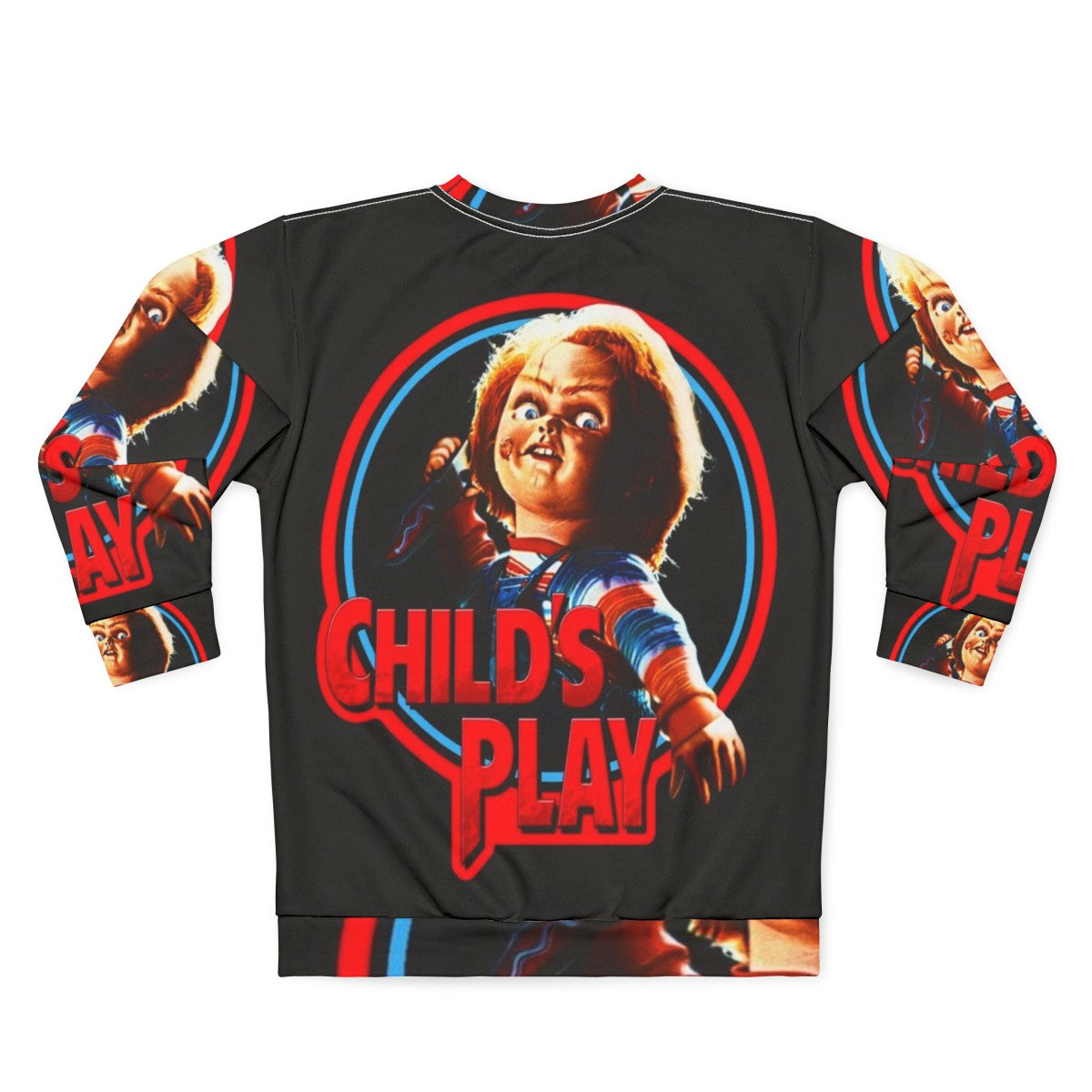 Chucky Sweatshirt 4 - Diabolical Doll Apparel for Horror Fans - Back