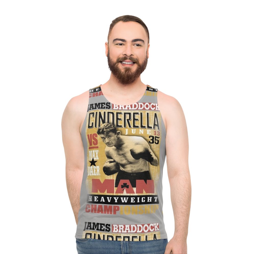 James Braddock Vintage Boxing Tank Top - men