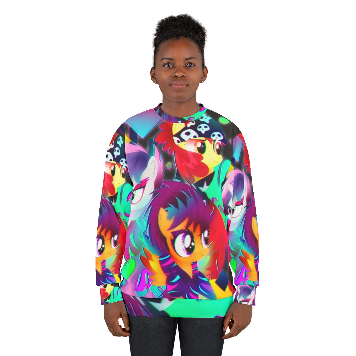 Synthwave Cutie Mark Crusaders MLP Sweatshirt - women