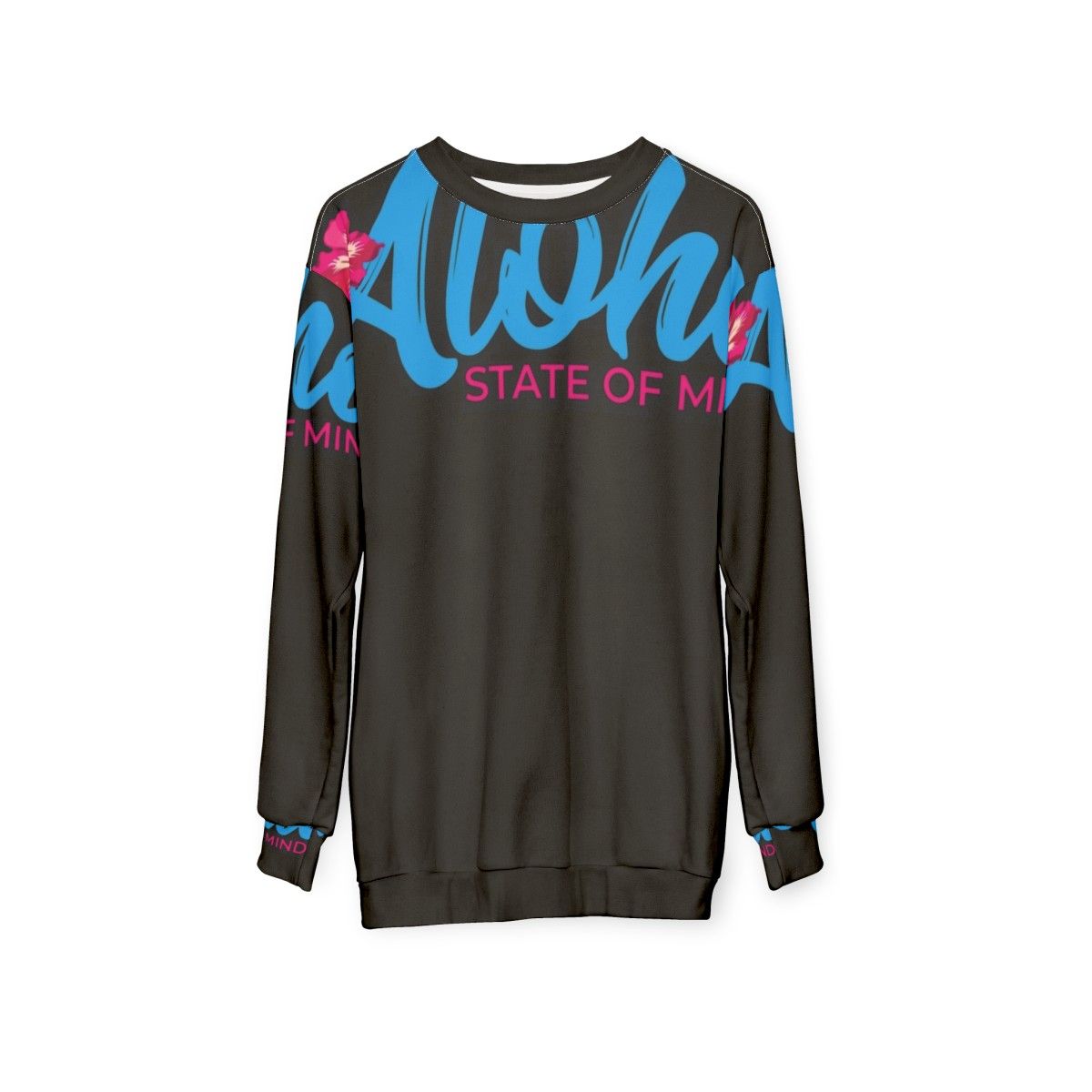 Aloha State of Mind Graphic Design Sweatshirt - hanging