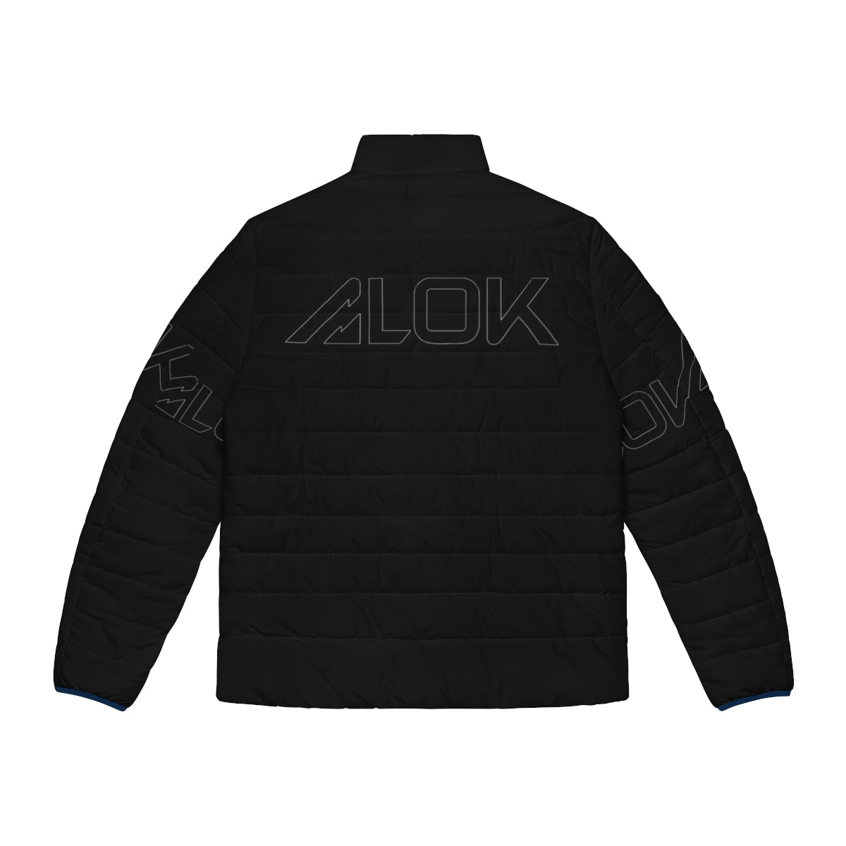 Alok logo puffer jacket, perfect winter outerwear - Back