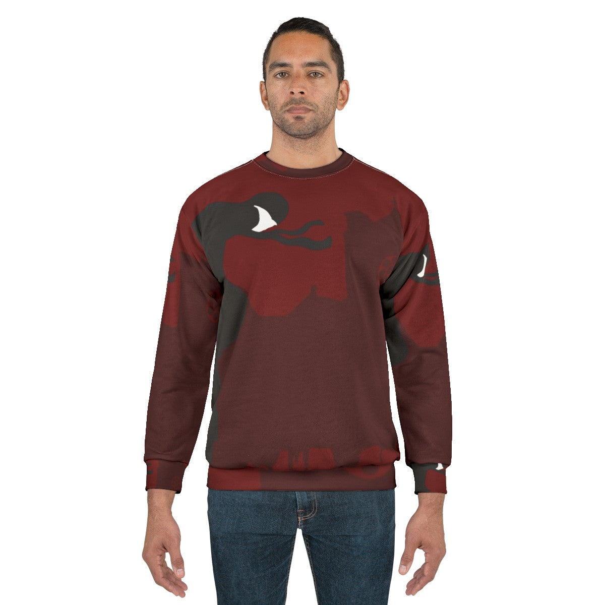 Daredevil superhero sweatshirt with minimalist design - men