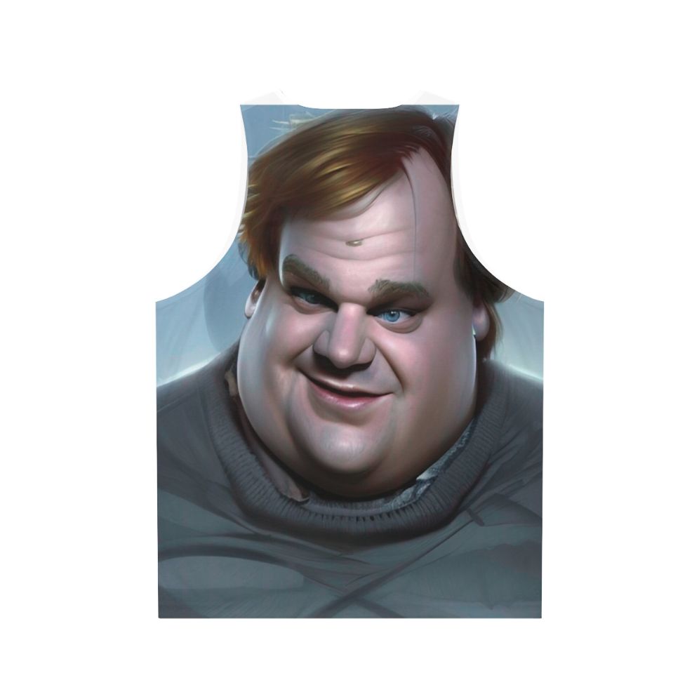 Chris Farley Tribute Unisex Tank Top - Back