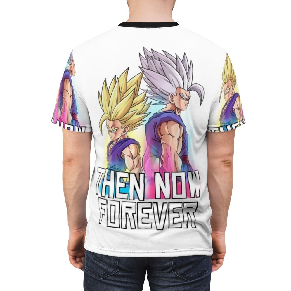 Anime-inspired Now and Forever T-Shirt featuring a bold dragon ball design - men back