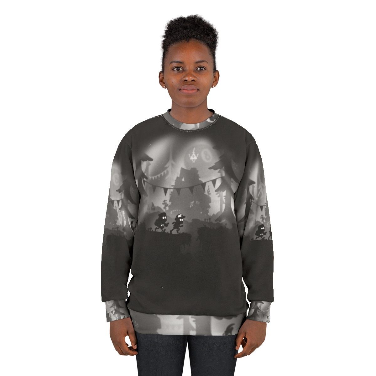 Gravity Falls Limbo Silhouettes Kids Sweatshirt - women