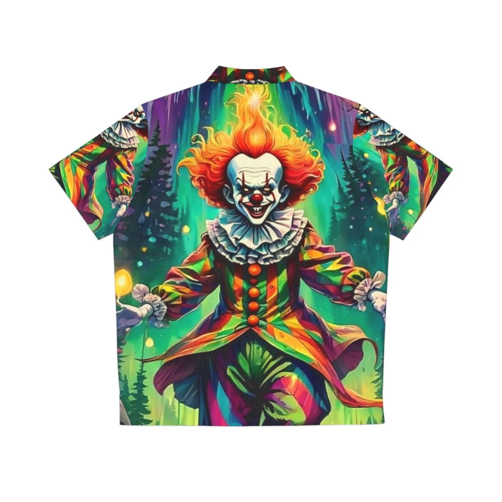 Scary clown Hawaiian shirt - Back