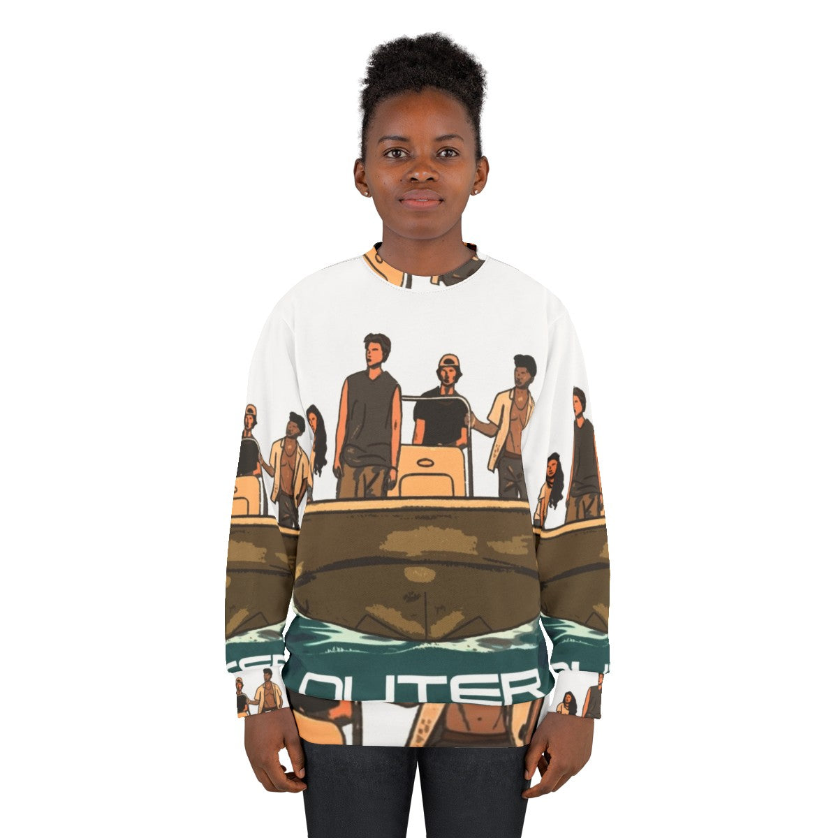 Outer Banks Inspired Sweatshirt with Netflix Series Characters - women