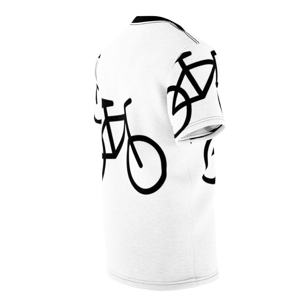 Stylish bicycle lover t-shirt for bike enthusiasts - men right