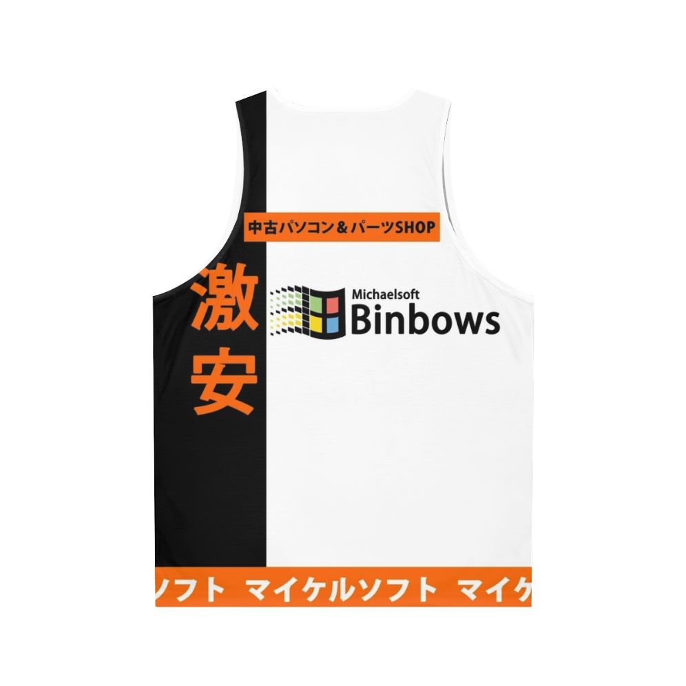 Michaelsoft Binbows Drip Unisex Tank Top - Back