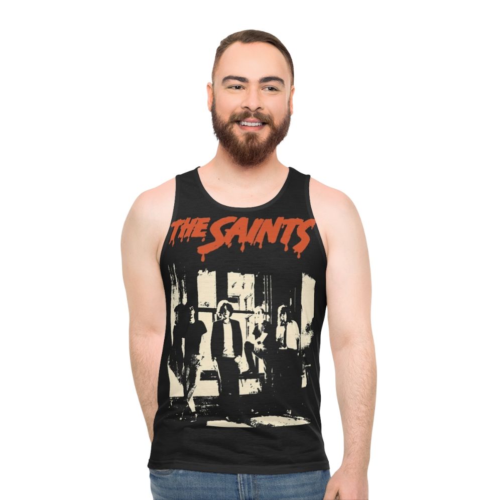 The Saints Punk Rock Unisex Tank Top - men