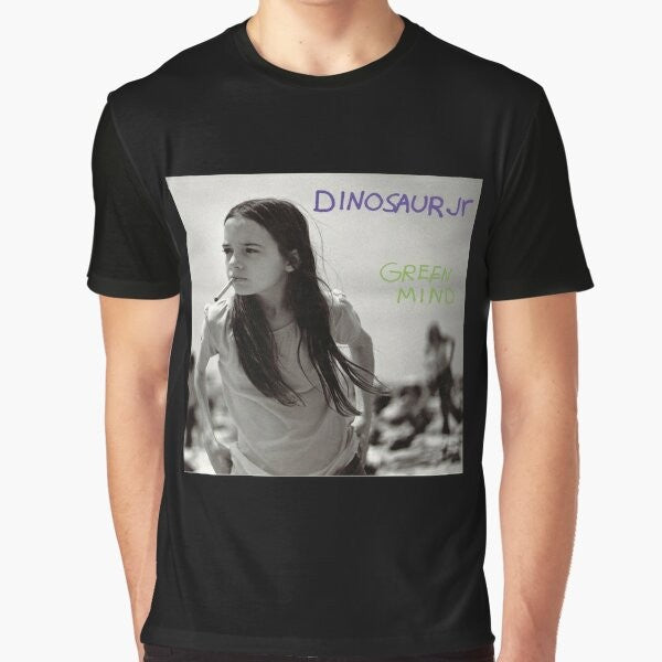 Green Dinosaur Album Graphic T-Shirt