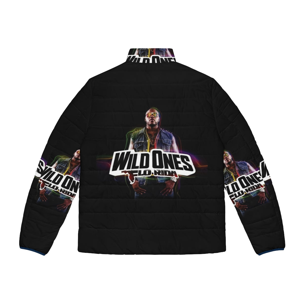 Flo Rida "Wild Ones" album puffer jacket - Back