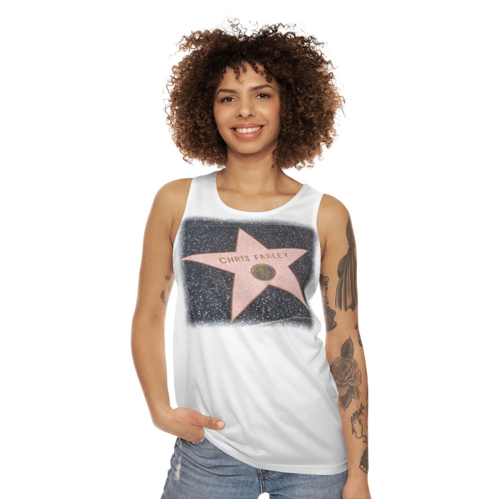 Chris Farley Unisex Tank Top - women