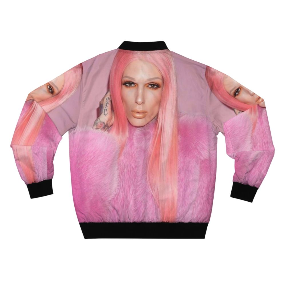 Jeffree Star Bomber Jacket with Velour Liquid Lipstick and Lip Ammunition - Back