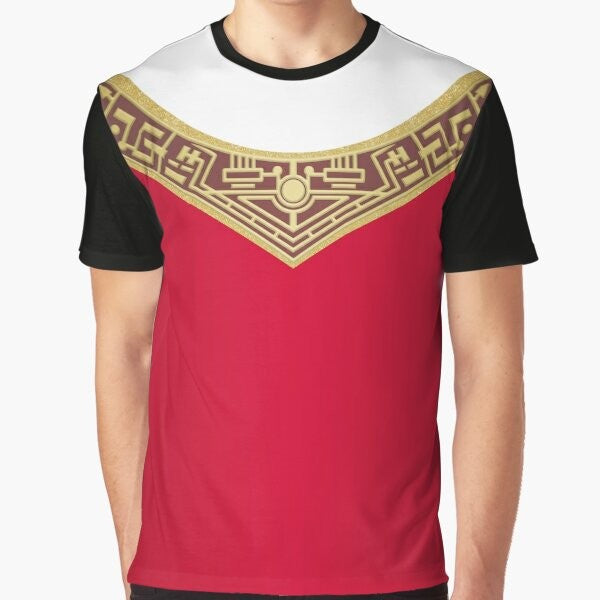 Zeo Red Graphic T-Shirt featuring the Red Ranger from the Power Rangers Zeo TV series