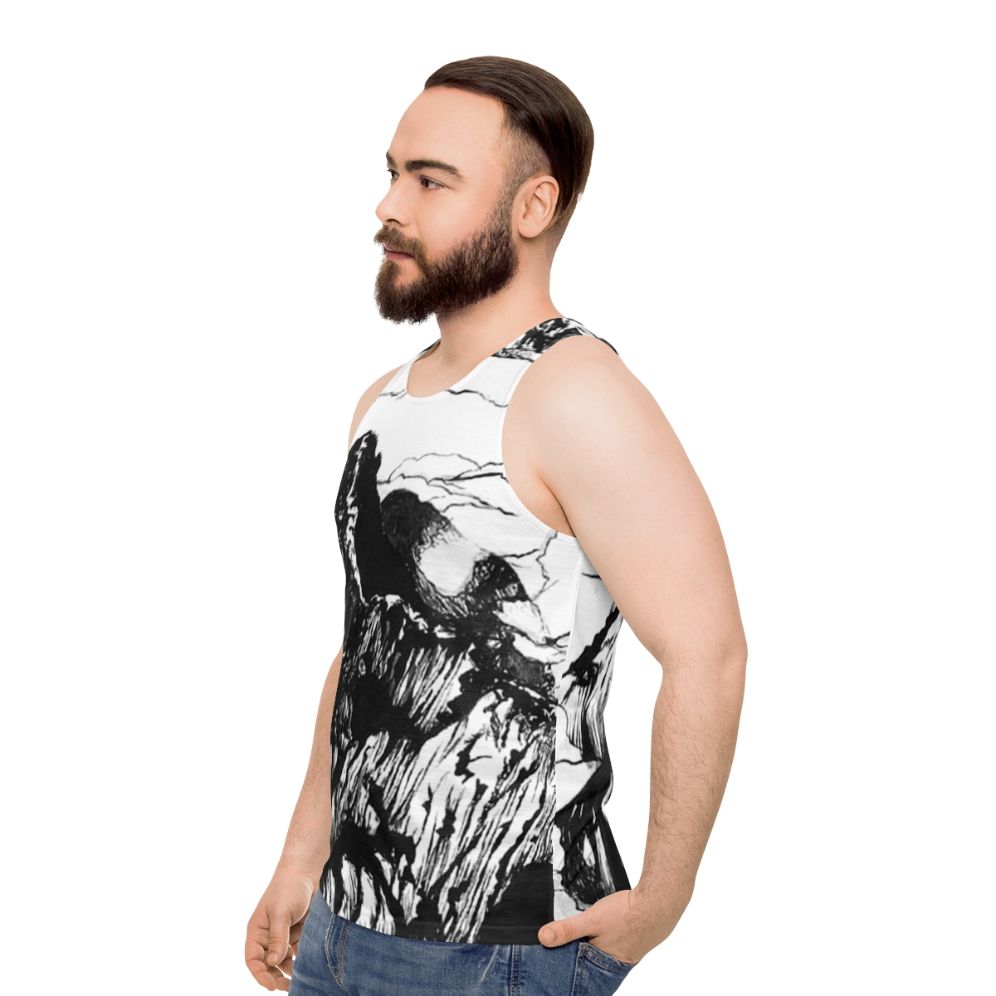 Mount Eerie Indie Music Unisex Tank Top - men side